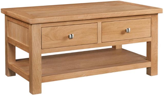 Dallow Coffee Table with 2 Drawers