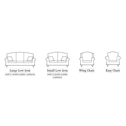 Wentworth 2 Seater Low Arm Sofa Wentworth 2 Seater Low Arm Sofa