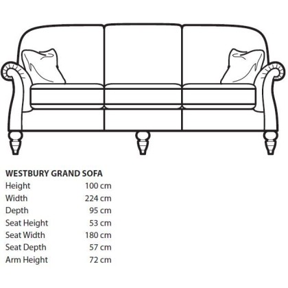 Parker Knoll Westbury Grand Sofa