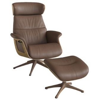 Clement Relax Chair with Separate Footstool Clement Relax Chair with Separate Footstool