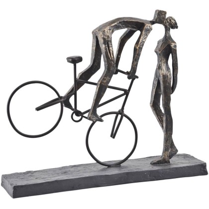 Kissing Couple on a Bike Kissing Couple on a Bike