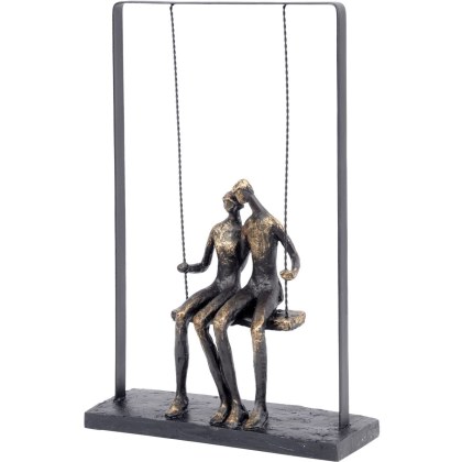 Couple Sitting on Swing Couple Sitting on Swing