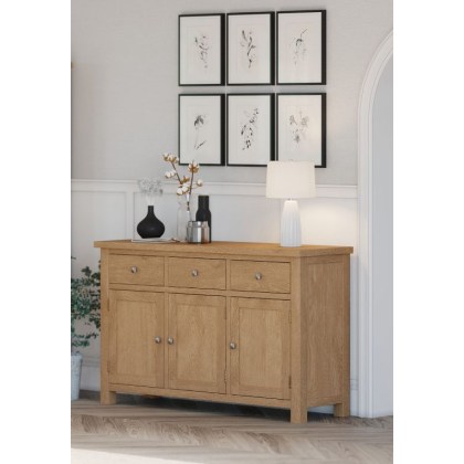 Dallow Oak 3 Door Sideboard Dallow Oak 3 Door Sideboard