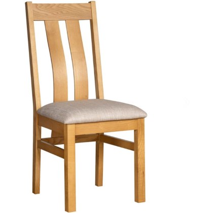 Dallow Oak Arizona Fabric Dining Chair Dallow Oak Arizona Fabric Dining Chair