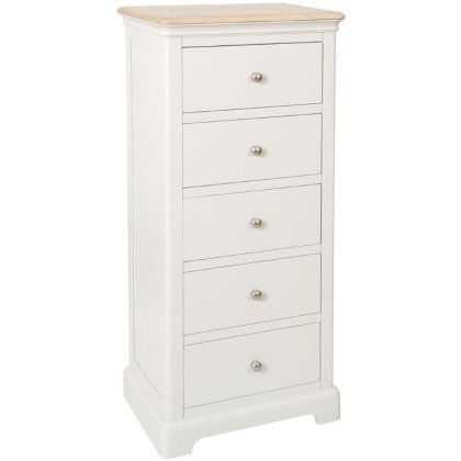 Lingwood Painted Grey Mist 5 Drawer Wellington Lingwood Painted Grey Mist 5 Drawer Wellington
