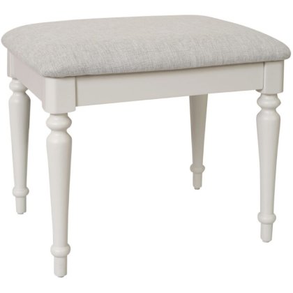 Lingwood Painted Grey Mist Dressing Table Stool Lingwood Painted Grey Mist Dressing Table Stool