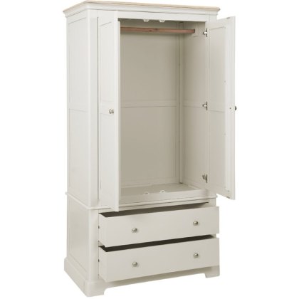 Lingwood 2 Drawer Gents Double Wardrobe