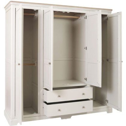 Lingwood 4 Door 2 Drawer Wardrobe