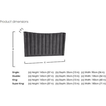 TEMPUR Orford Floor Standing Headboard