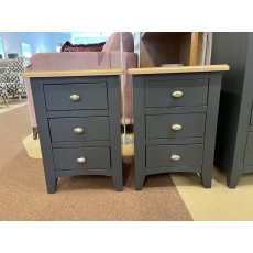 Gatsby 3 Drawer Bedside Tables x2 (SRP £130 each NOW £89 each)