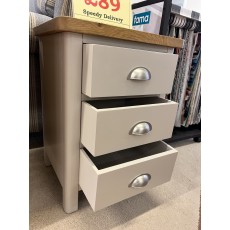 Rebecca 3 Drawer Bedside Table (SRP £130 NOW £89)