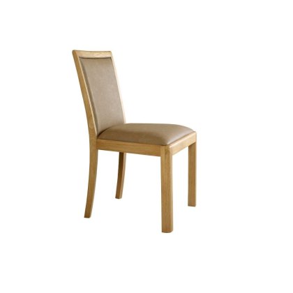 Stockholm Low Back Dining Chair in Taupe Faux Leather Stockholm Low Back Dining Chair in Taupe Faux Leather