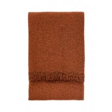 Boucle Style Throw Rust