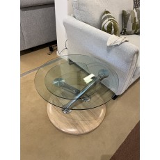 Boston Glass Coffee Table Swivel (SRP £299 NOW £99)