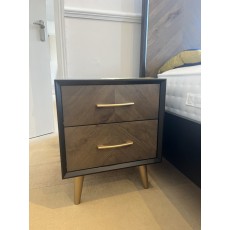 Lisbon 2 Drawer Nightstand (SRP £374 NOW £165)