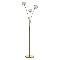 Avari Satin Brass Floor Lamp