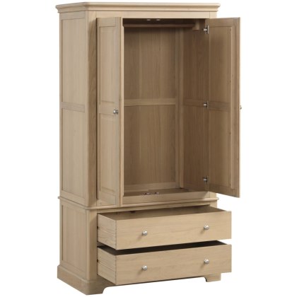 Lingwood Oak 2 Drawer Double Robe