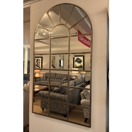 Gold Blakely Arch Floor Standing Mirror (WAS: £500 / NOW: £299)