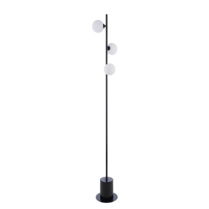 Spiral Black Floor Lamp