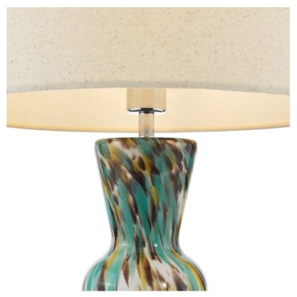 Rheneas Blue Confetti Table Lamp