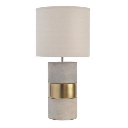 Gold Concrete Lamp Gold Concrete Lamp