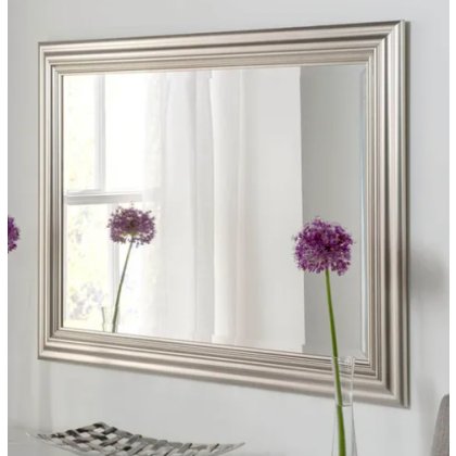 Britannia Mirror - Deco Silver Britannia Mirror - Deco Silver