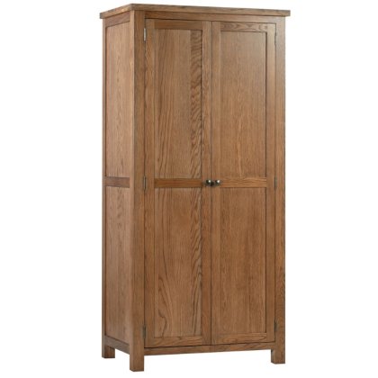 Dallow Rustic All Hanging Double Wardrobe Dallow Rustic All Hanging Double Wardrobe