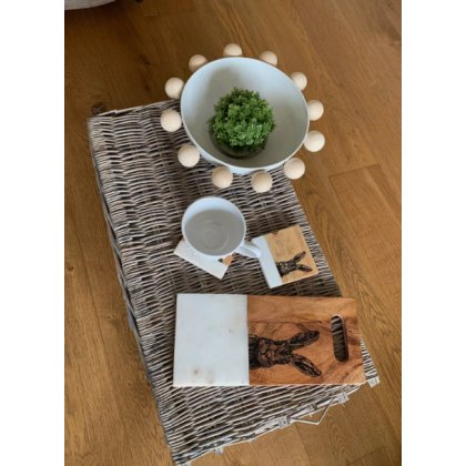 Hare Board Small White Marble Hare Board Small White Marble