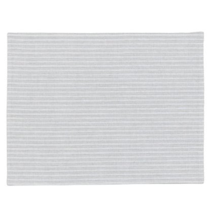 Woven Striped Placemat - Grey (Pack of 4) Woven Striped Placemat - Grey (Pack of 4)