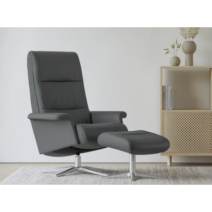IMG Space 2400 Swivel Recliner Chair & Footstool IMG Space 2400 Swivel Recliner Chair & Footstool