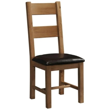 Dallow Rustic Ladder Back Chair Dallow Rustic Ladder Back Chair