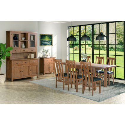 Dallow Rustic Slatted Back Chair Dallow Rustic Slatted Back Chair