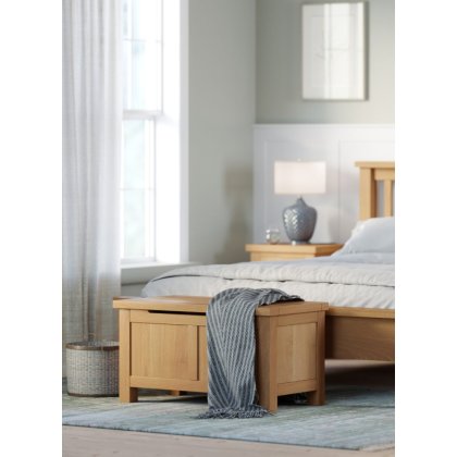 Dallow Oak Blanket Box Dallow Oak Blanket Box