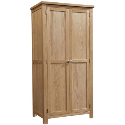 Dallow Oak All Hanging Double Wardrobe Dallow Oak All Hanging Double Wardrobe