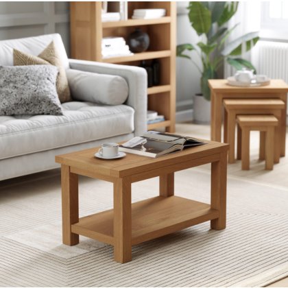 Dallow Oak Small Coffee Table with Shelf Dallow Oak Small Coffee Table with Shelf