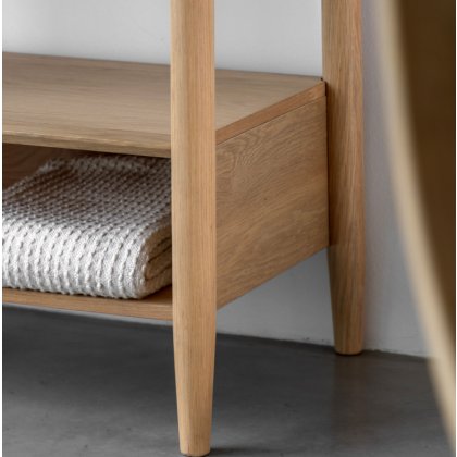 Hatfield Open Wardrobe - Natural Oak Hatfield Open Wardrobe - Natural Oak