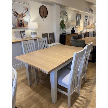 Hill & Hunter New England 122-152cm Extending Dining Table & Chairs (SRP: £4,473 / NOW: £1,499) Hill & Hunter New England 122-152cm Extending Dining Table & Chairs (SRP: £4,473 / NOW: £1,499)
