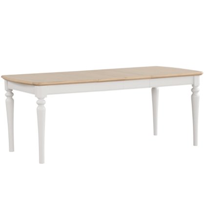 Lingwood Painted Grey Mist Large Extending Dining Table Lingwood Painted Grey Mist Large Extending Dining Table