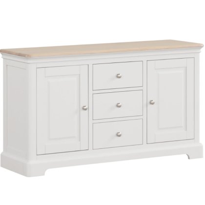 Lingwood Painted Grey Mist 2 Door 3 Drawer Sideboard Lingwood Painted Grey Mist 2 Door 3 Drawer Sideboard