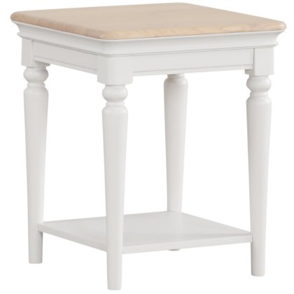 Lingwood Painted Grey Mist Lamp Table Lingwood Painted Grey Mist Lamp Table