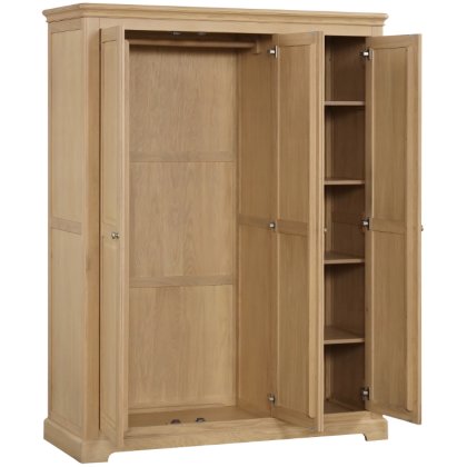 Lingwood Oak Triple Wardrobe Lingwood Oak Triple Wardrobe