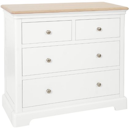 Lingwood Painted White 2 Over 2 Chest Lingwood Painted White 2 Over 2 Chest