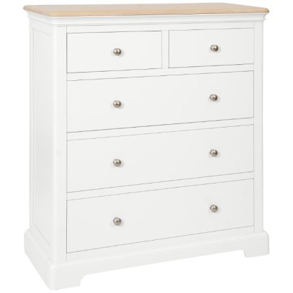 Lingwood Painted White 2 Over 3 Chest Lingwood Painted White 2 Over 3 Chest