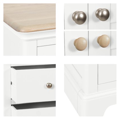 Lingwood Painted White 2 Over 4 Chest Lingwood Painted White 2 Over 4 Chest