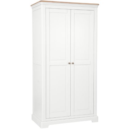 Lingwood Painted White All Hanging Double Wardrobe Lingwood Painted White All Hanging Double Wardrobe