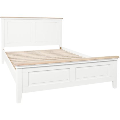 Lingwood Painted White King Panelled Bed Frame Lingwood Painted White King Panelled Bed Frame