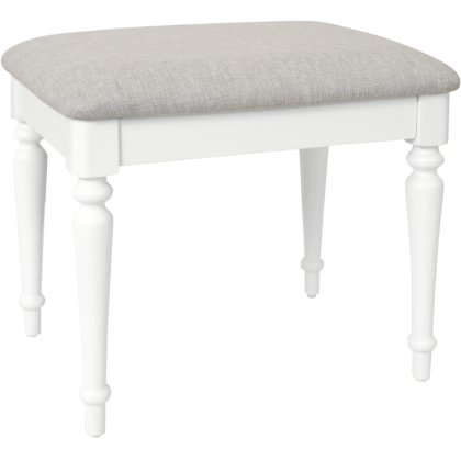 Lingwood Painted White Dressing Table Stool Lingwood Painted White Dressing Table Stool