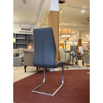 Vida Dining Chair Grey PU (SRP: £140 / Now £49) Vida Dining Chair Grey PU (SRP: £140 / Now £49)