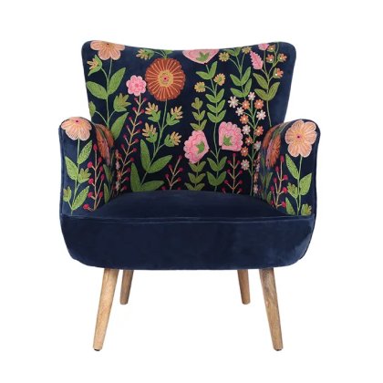 Blossome Navy Chair Blossome Navy Chair