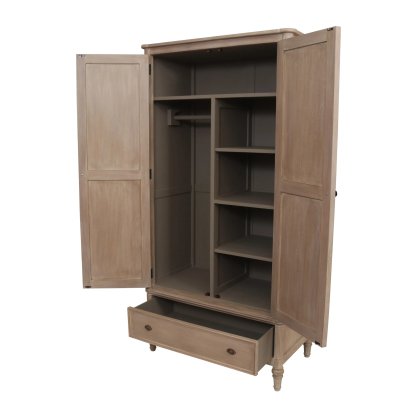 Willow Wardrobe – Timber Wash Willow Wardrobe – Timber Wash